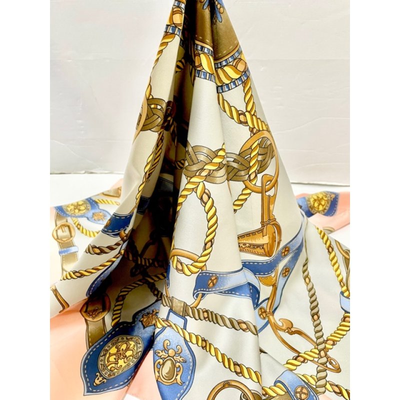 Italy製 イタリアレトロアンティーク ヴィンテージスカーフ