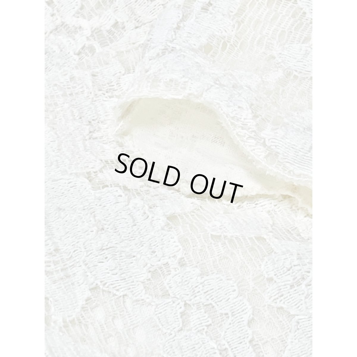 画像10: 総レース ホワイト パーティースタイルにも 上品 レトロ アメリカ古着 ヴィンテージミニドレス (10)