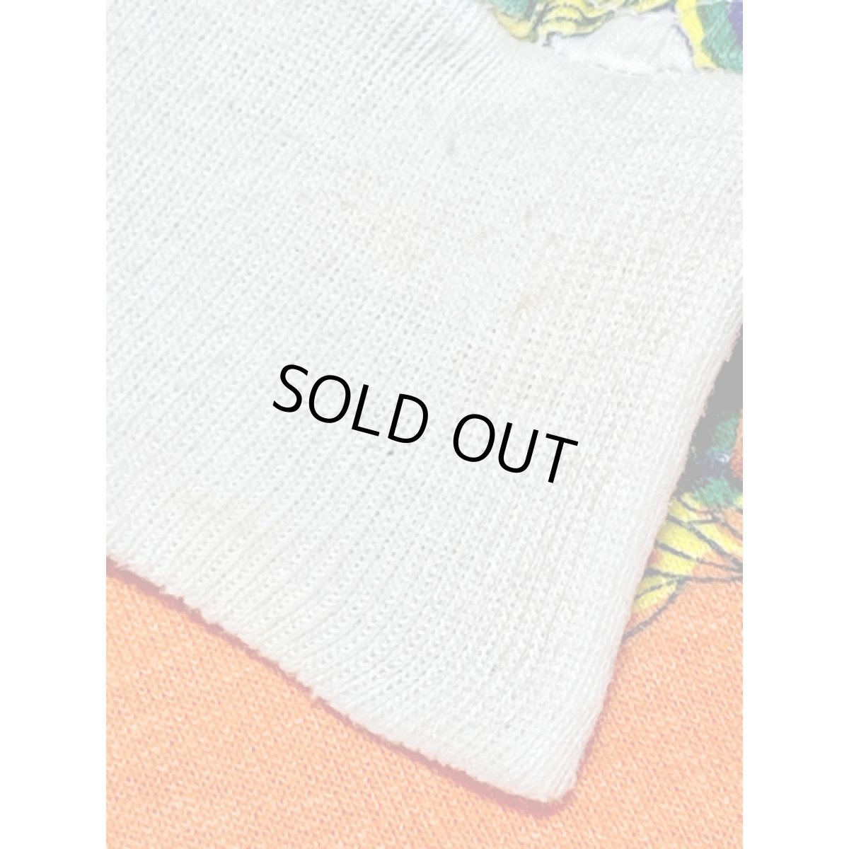 画像13: スカーフ柄 ボーダー プルオーバー アメリカ古着 シャツ ヴィンテージトップス (13)