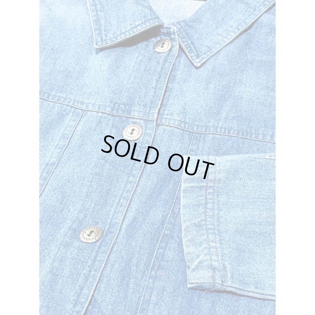 画像8: デニム 刺繍 フォークロア レトロ India古着 ヴィンテージジャケット (8)