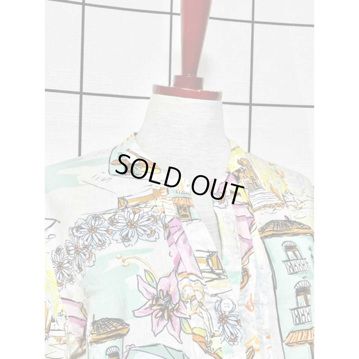 画像5: House umbrella プルオーバー シャツ レトロ アメリカ古着 ヴィンテージトップス (5)