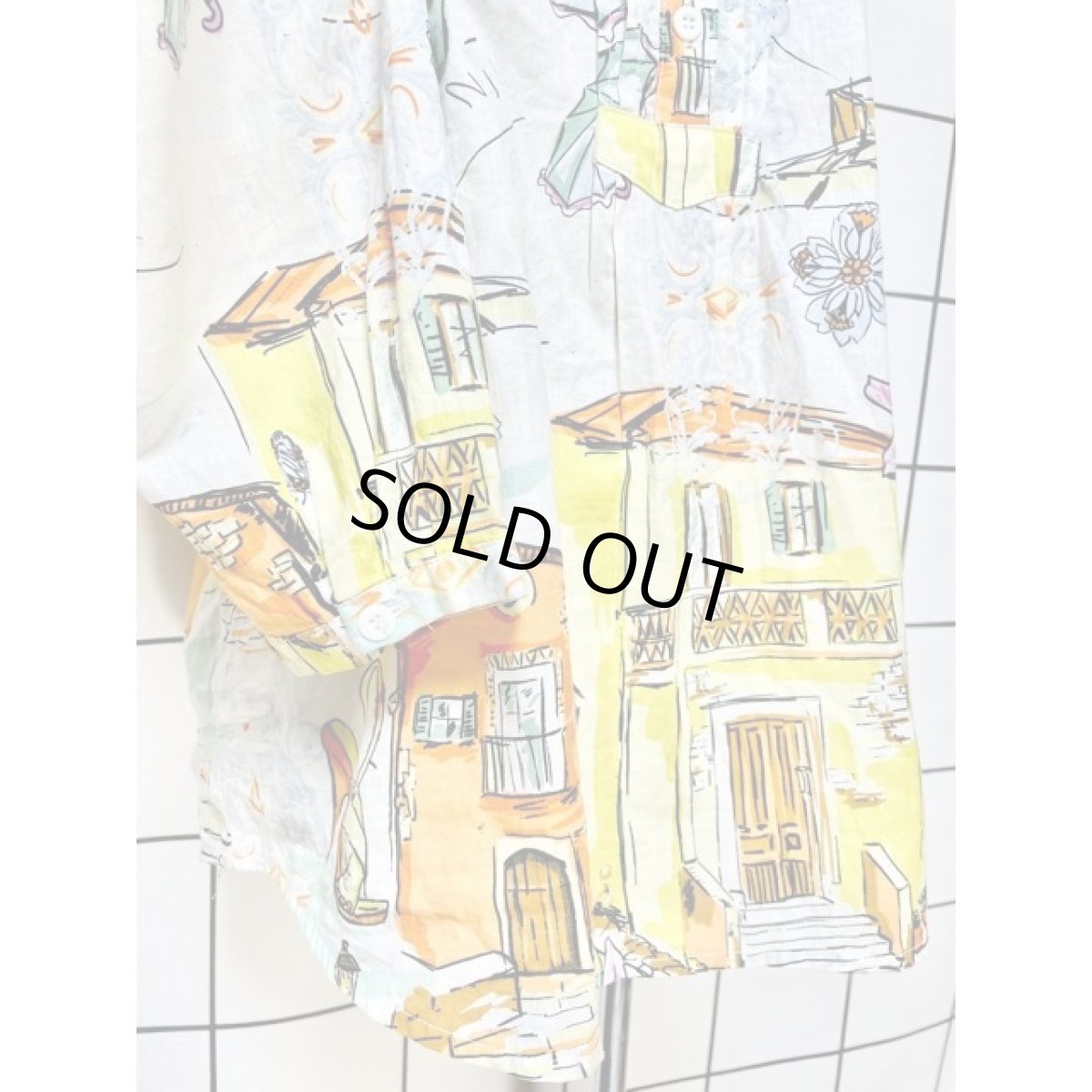 画像7: House umbrella プルオーバー シャツ レトロ アメリカ古着 ヴィンテージトップス (7)