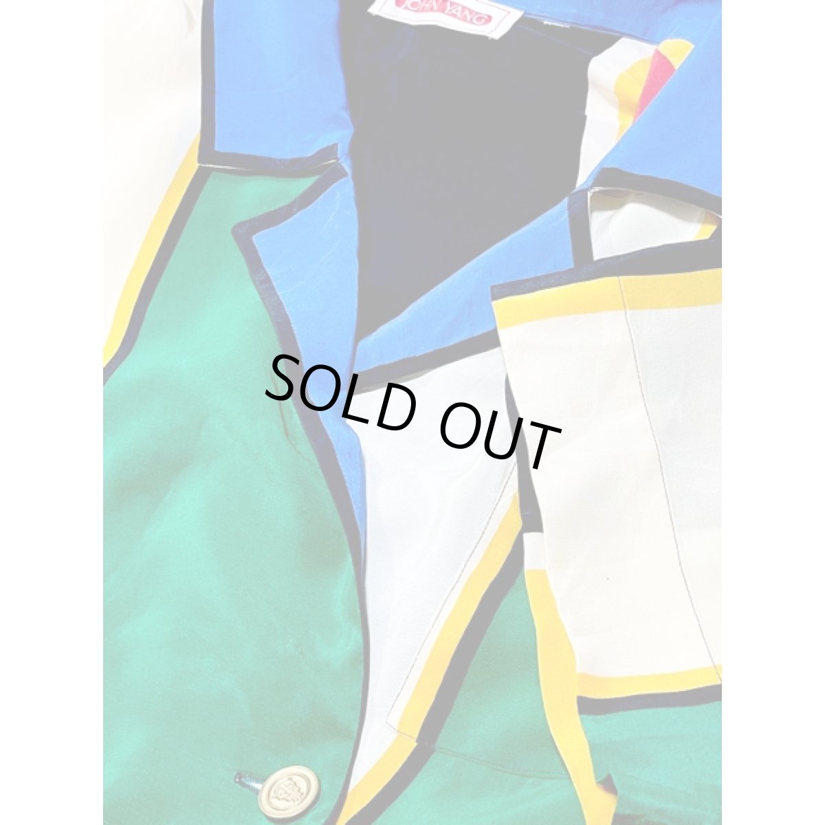 画像9: マルチカラー ストライプ レトロポップ アメリカ古着 ヴィンテージワンピース (9)