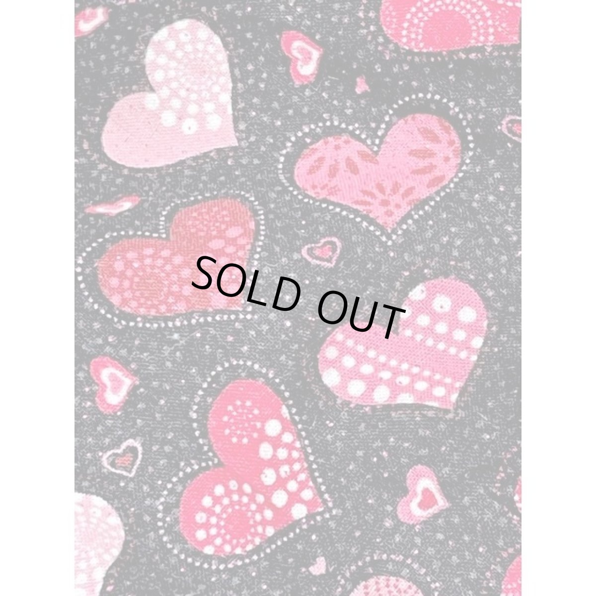 画像11: ハート柄 ラメ ブラック レトロ ヨーロッパ古着 ヴィンテージワンピース (11)