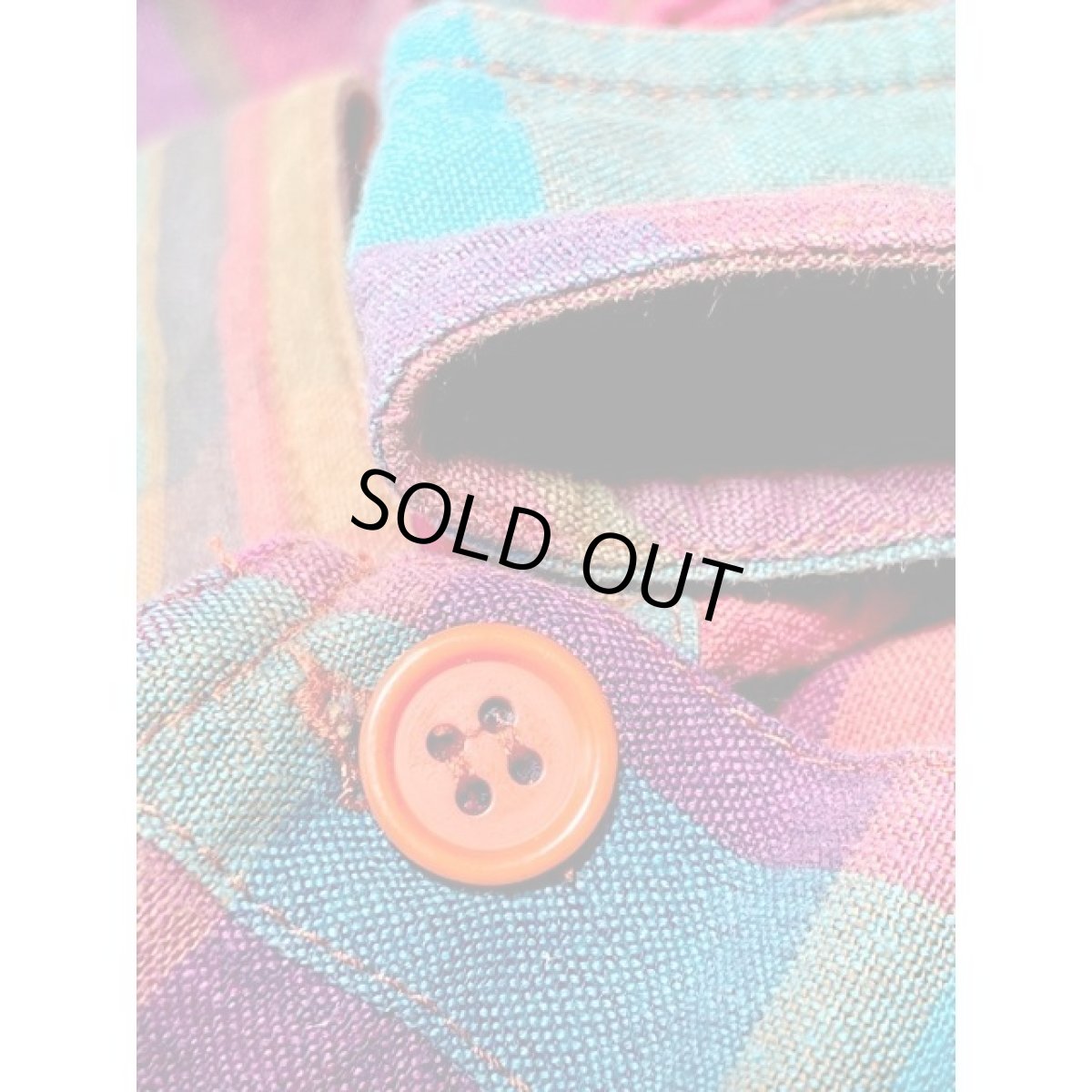 画像13: チェック柄 バックリボン レトロ アメリカ古着 ヴィンテージジャンパースカート (13)