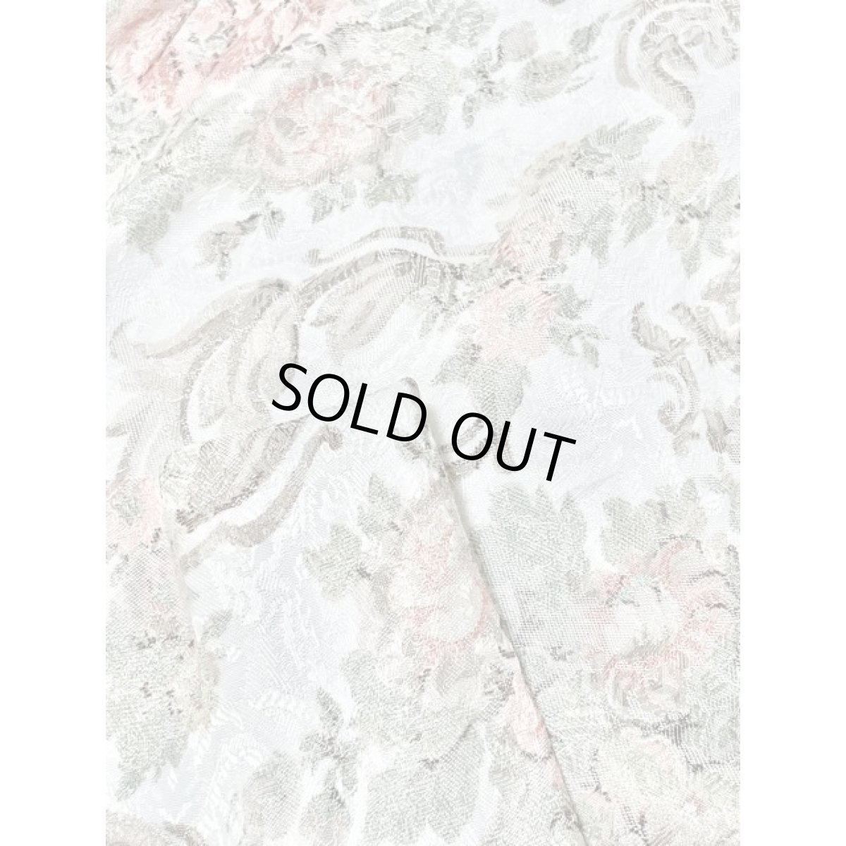 画像7: 花織り模様 ウエストゴム レトロ アメリカ古着 ヴィンテージスカート (7)