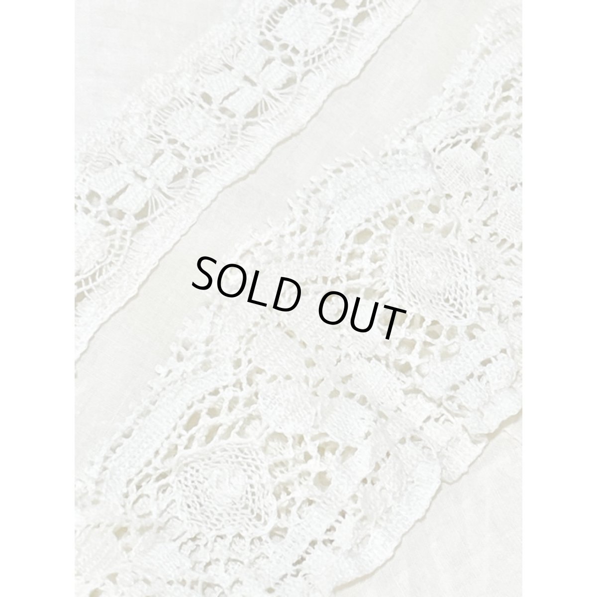 画像7: アイボリー 前開き レース ガーリー UNIONMADE レトロ アメリカ古着 ヴィンテージスカート (7)