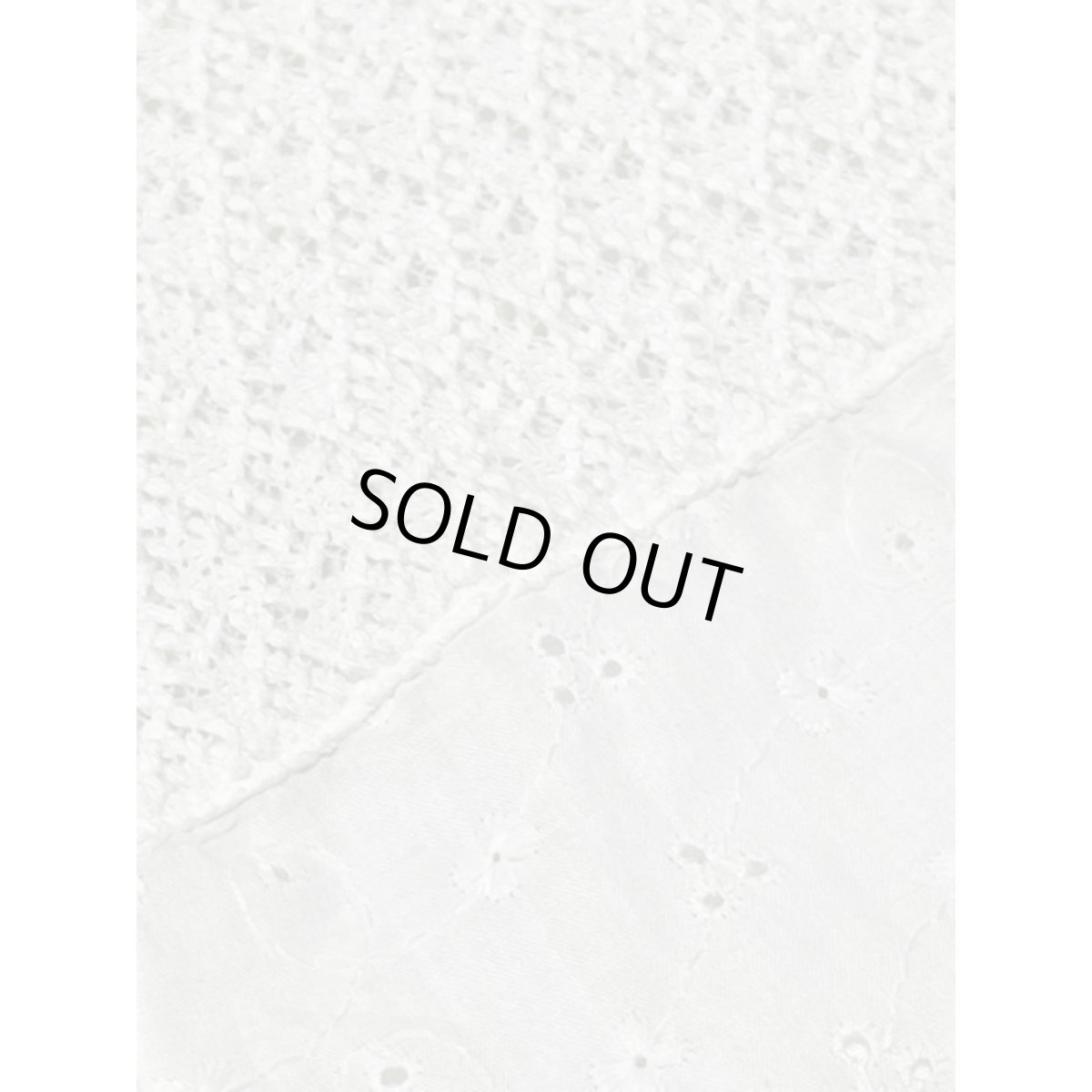 画像9: マルチデザイン アシンメトリー レトロ アメリカ古着 ヴィンテージホワイトブラウス (9)