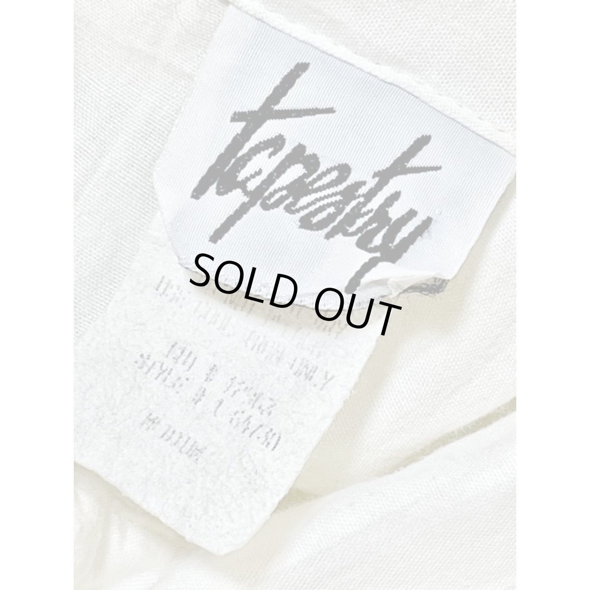 画像12: マルチデザイン アシンメトリー レトロ アメリカ古着 ヴィンテージホワイトブラウス (12)