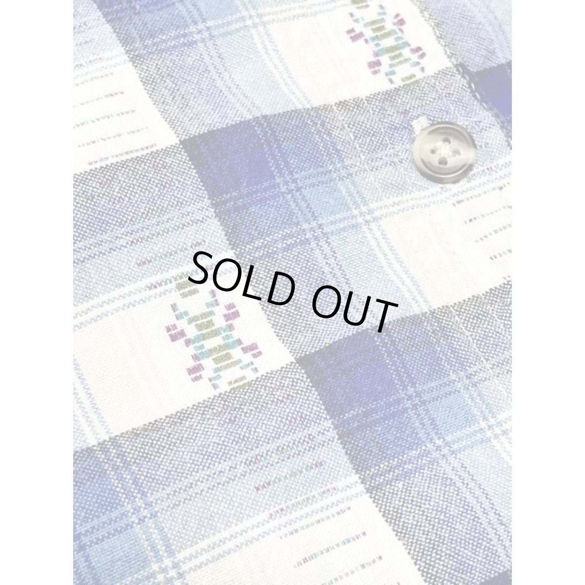 画像9: チェック アメリカ古着 シャツ 長袖 レトロ ヴィンテージブラウス (9)