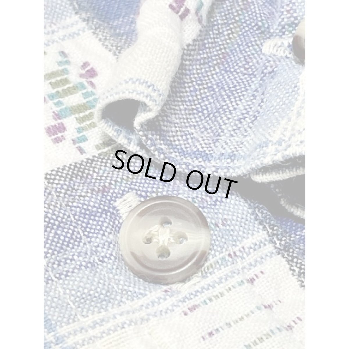 画像10: チェック アメリカ古着 シャツ 長袖 レトロ ヴィンテージブラウス (10)