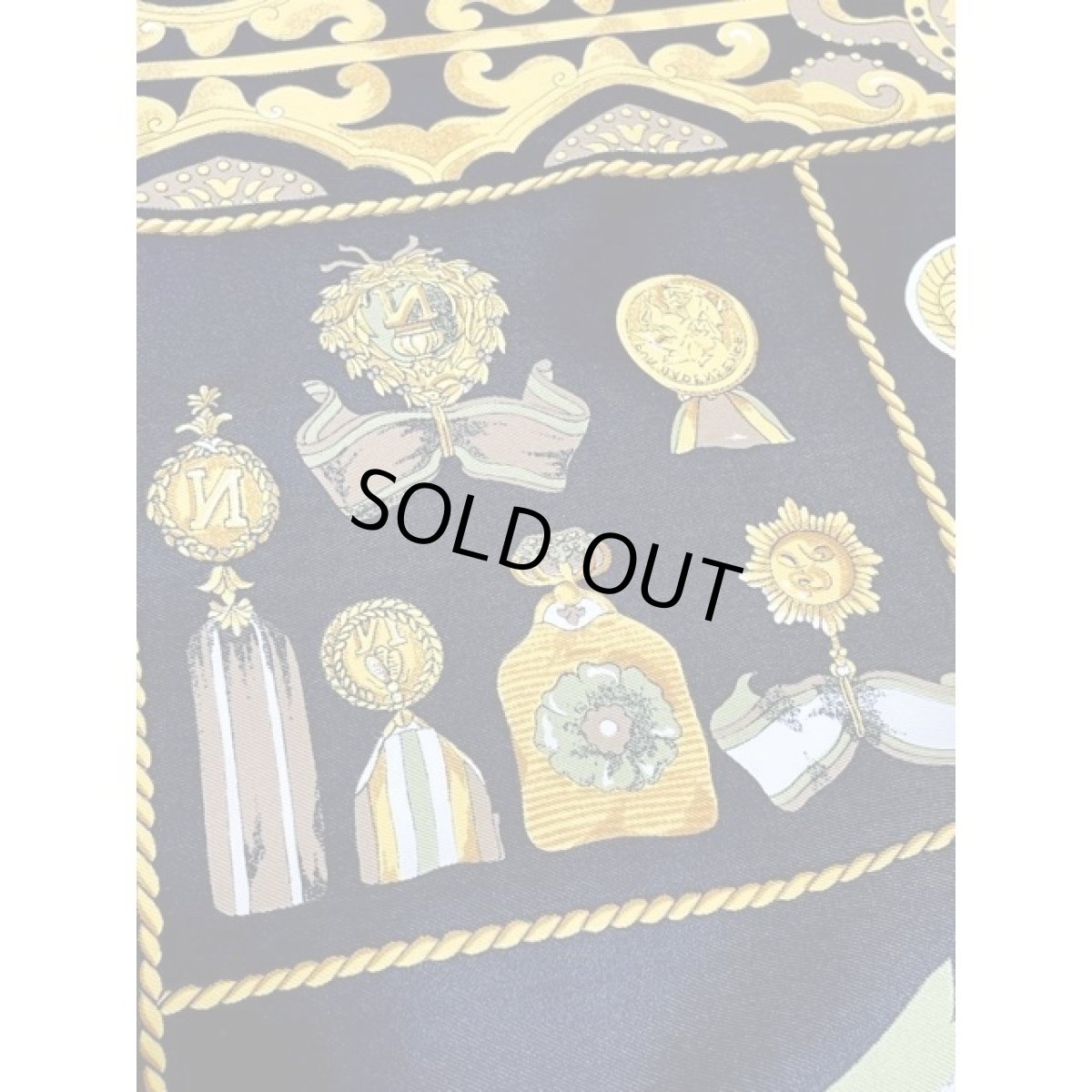 画像8: Italy製 イタリア レトロアンティーク ヴィンテージスカーフ ヨーロッパ (8)