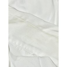 画像11: たっぷりフリル ホワイト ウエストリボン結び レトロ ヨーロッパ古着 半袖 シャツ ヴィンテージブラウス (11)