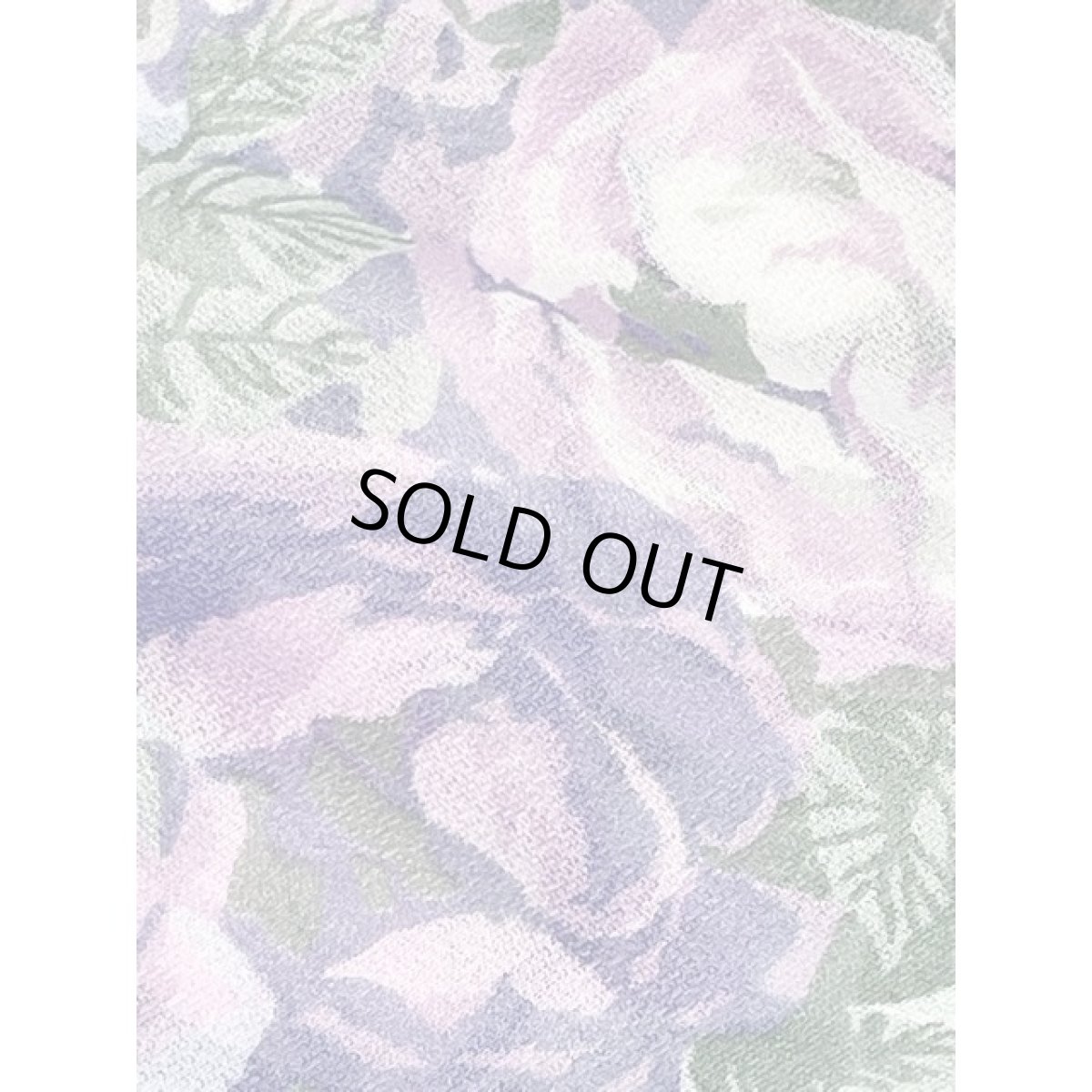 画像14: 透け感 首元リボン 花柄 ウエストゴム レトロ アメリカ古着 ヴィンテージワンピース (14)