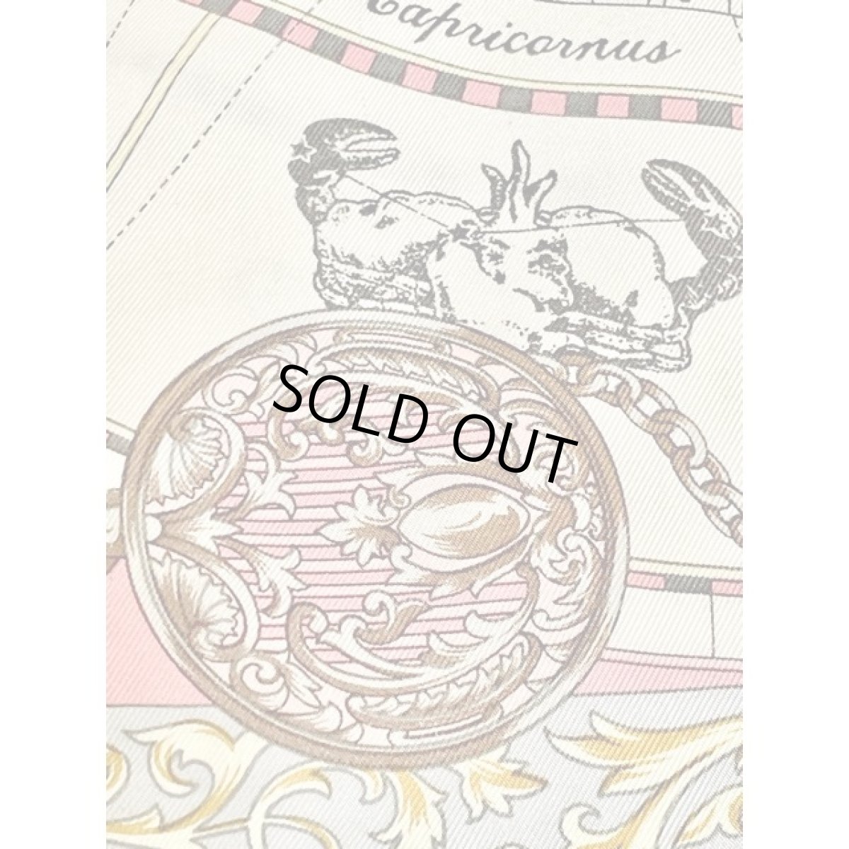 画像4: レトロアンティーク ヴィンテージスカーフ 星座 (4)