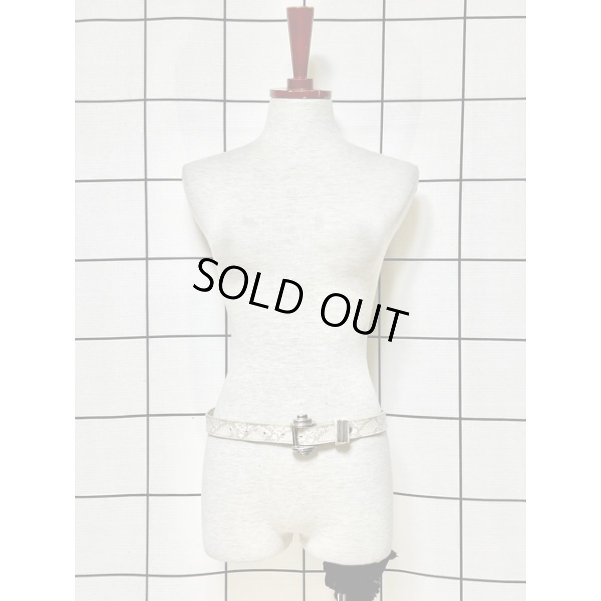 画像2: レトロアンティーク  ヴィンテージ 古着 ベルト (2)