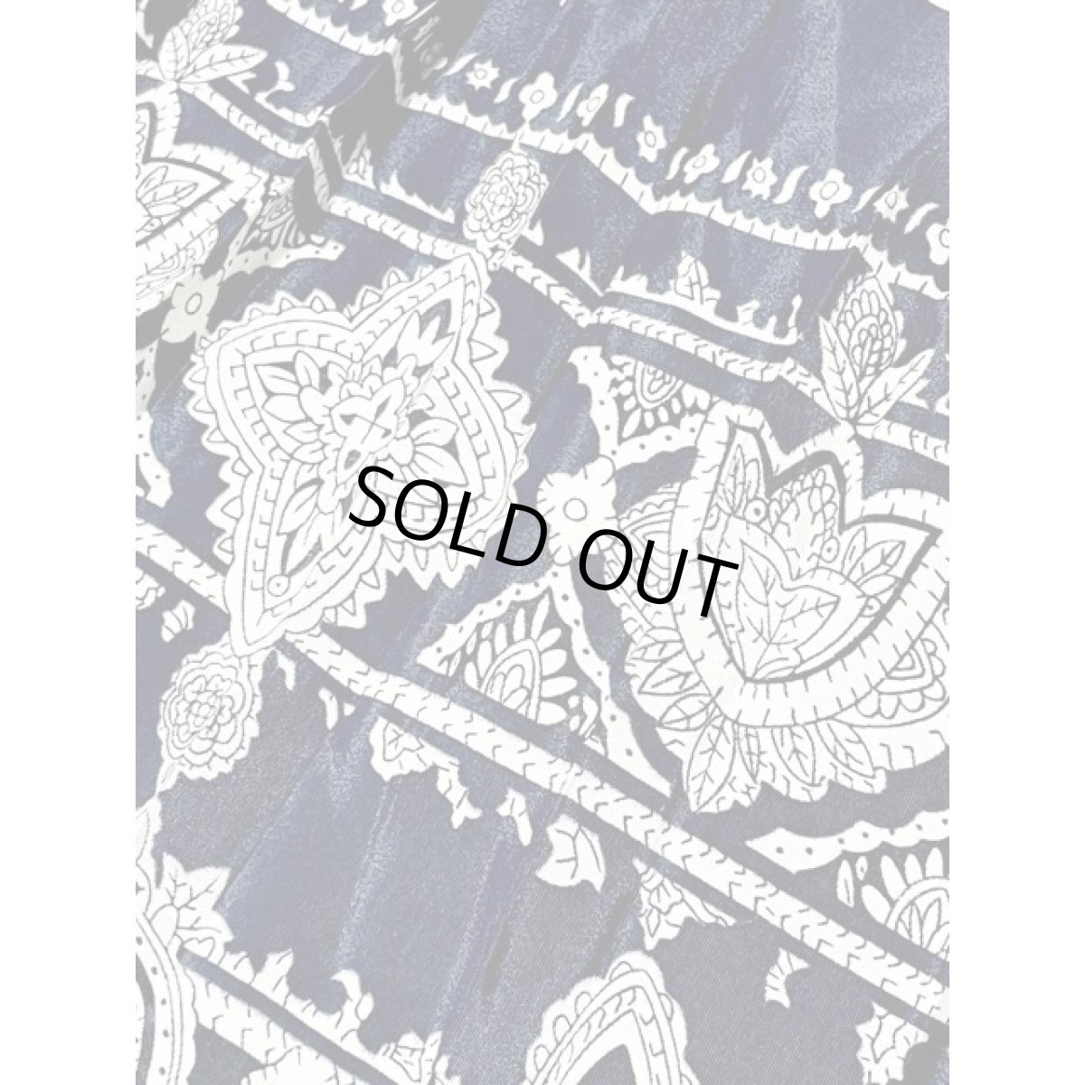 画像14: レース襟 プリーツ切り替え ドット 花柄 ネイビー レトロ アメリカ古着 ヴィンテージワンピース  (14)