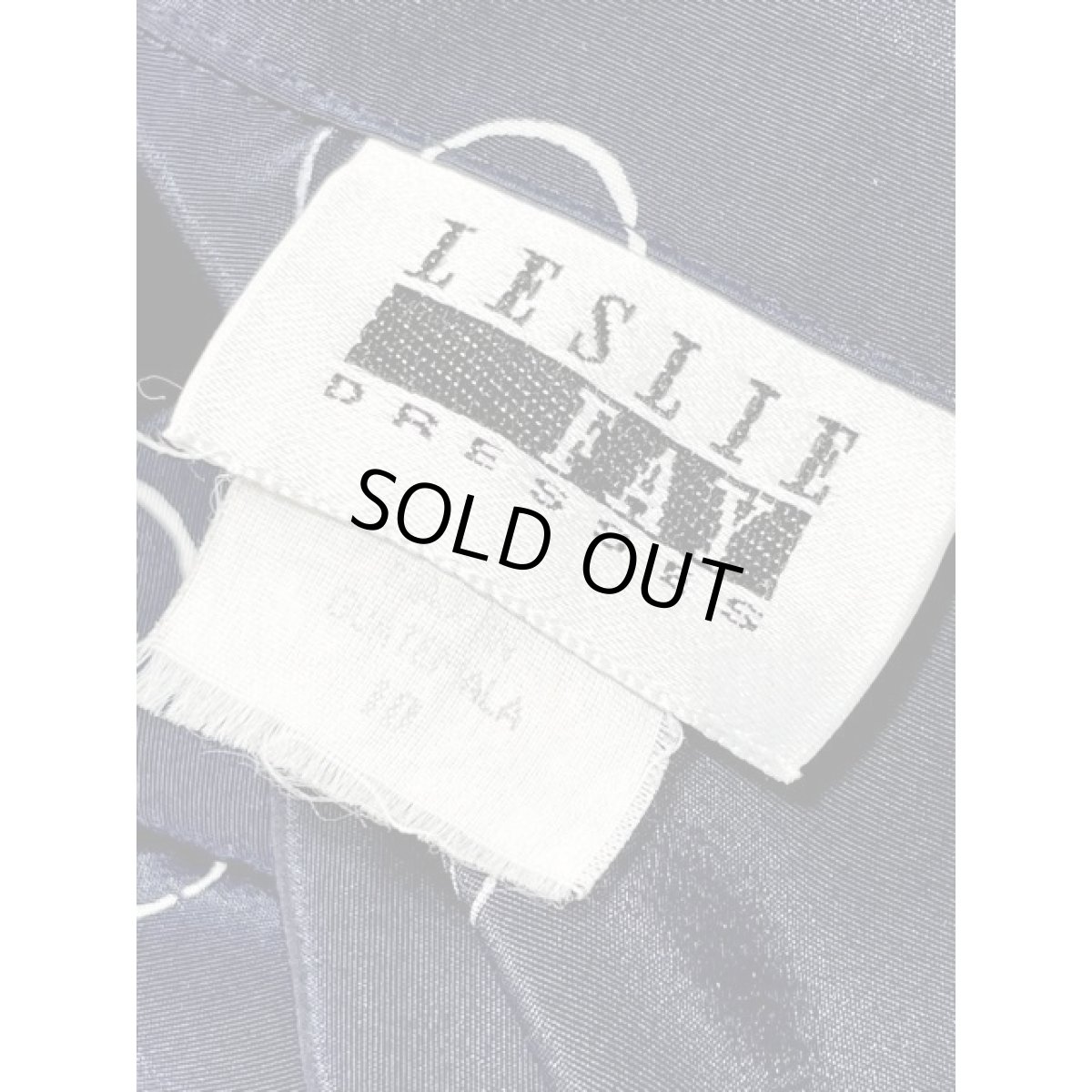 画像13: サークル柄 ドット ネイビー プリーツ切り替え ウエストゴム Guatemala レトロ 古着 ヴィンテージワンピース (13)