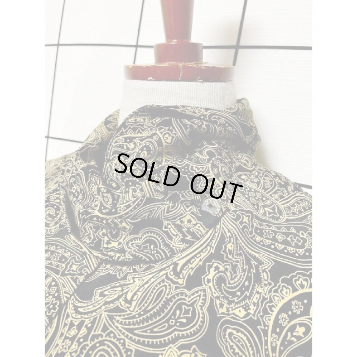 画像10: ベルト付 ペイズリー プリーツ ウエストゴム Guatemala レトロ古着 ヴィンテージワンピース (10)