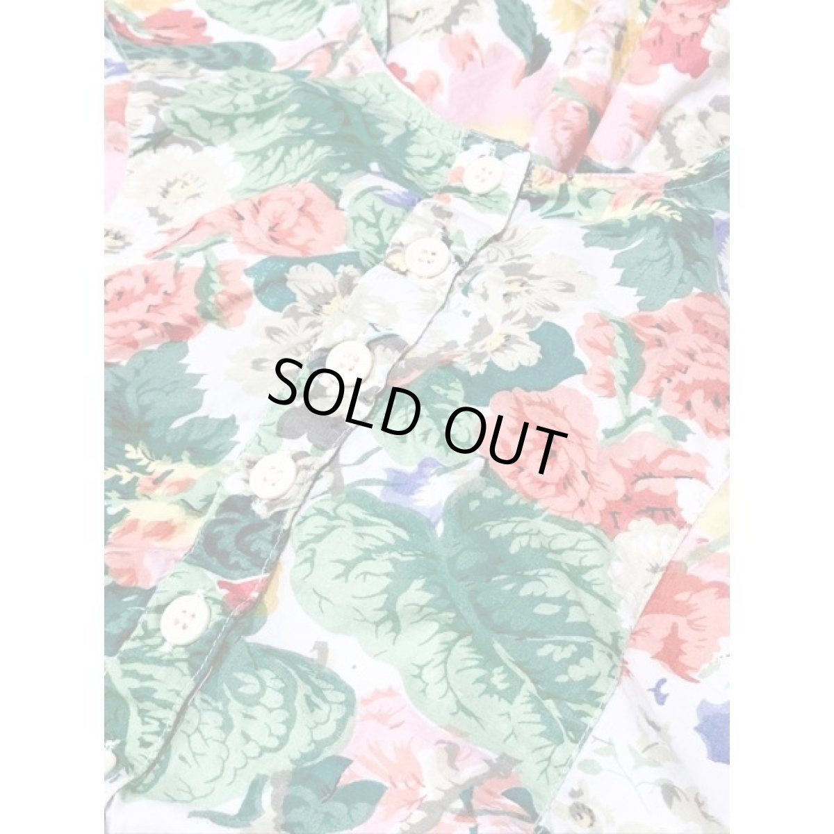 画像12: 総花柄 バックウエストリボン レトロ アメリカ古着 ヴィンテージワンピース (12)