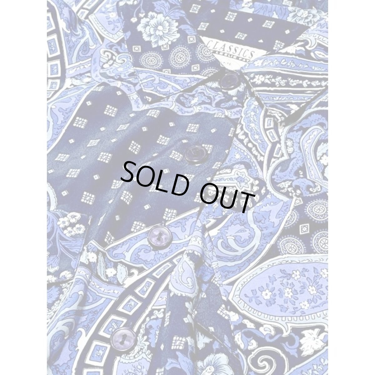 画像10: 花柄 ペイズリーモチーフ プリーツ ウエストゴム レトロ アメリカ古着 ヴィンテージワンピース (10)