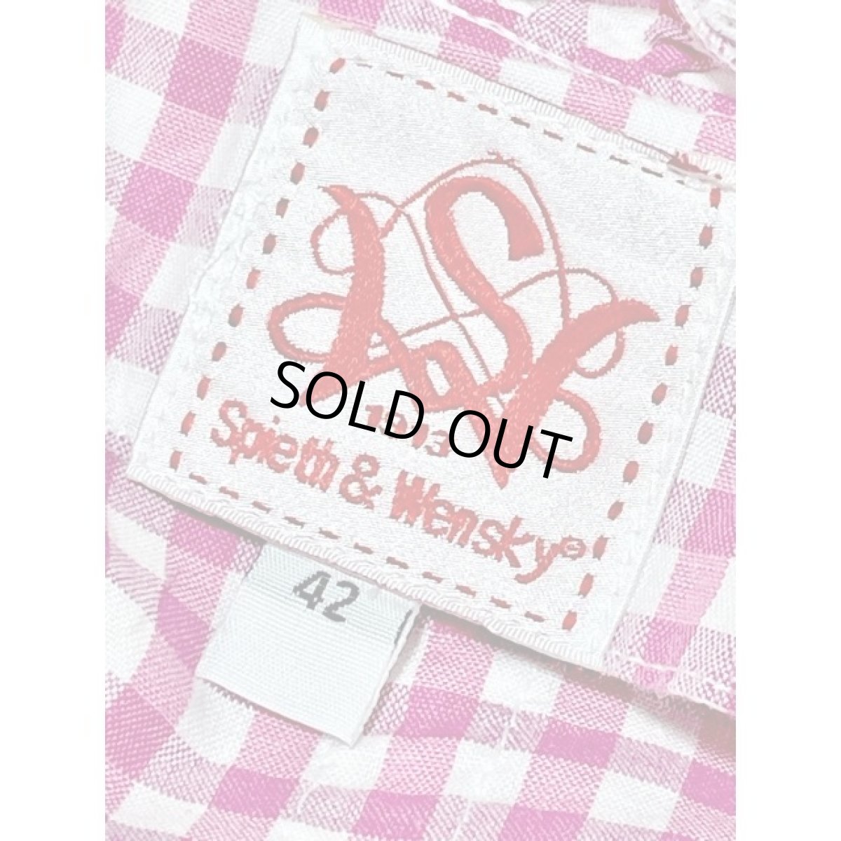 画像14: ギンガムチェック フリル レース バックリボン ピンク ホワイト ガーリー ディアンドル チロルブラウス (14)