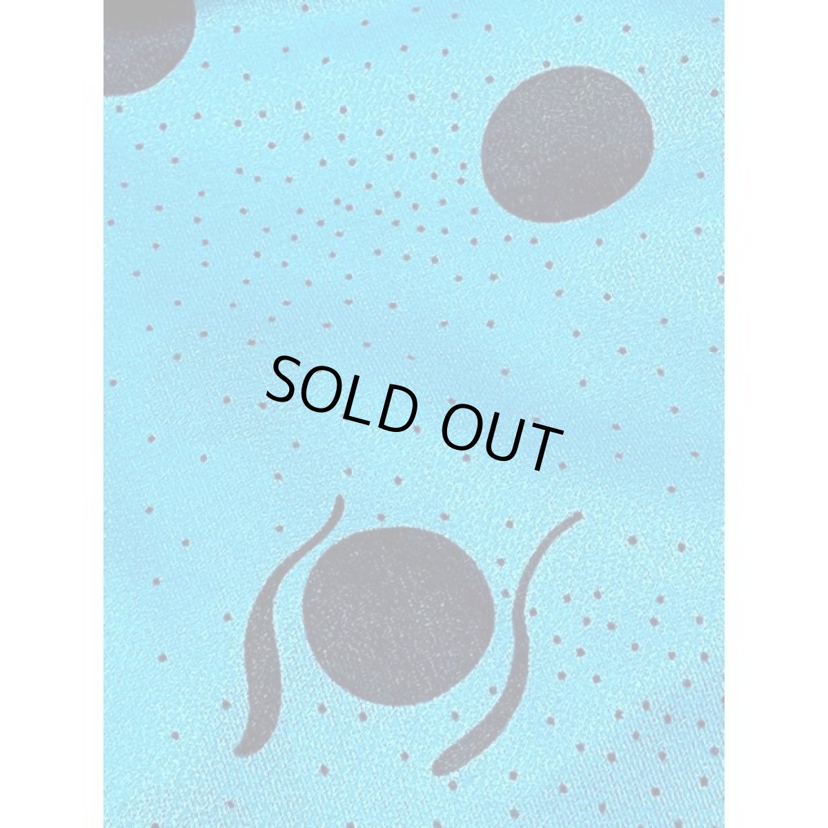 画像10: 大小ドット柄 フロントタック ウエストゴム レトロ アメリカ古着 ヴィンテージワンピース (10)