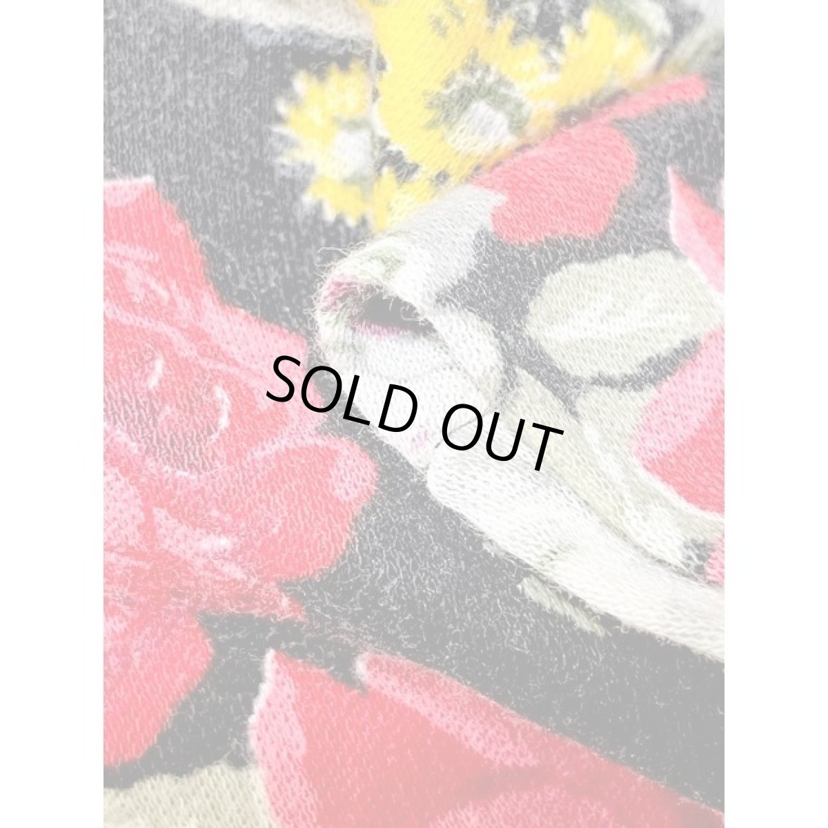 画像14: 総花柄 ウエストゴム レトロ アメリカ古着 ヴィンテージワンピース (14)