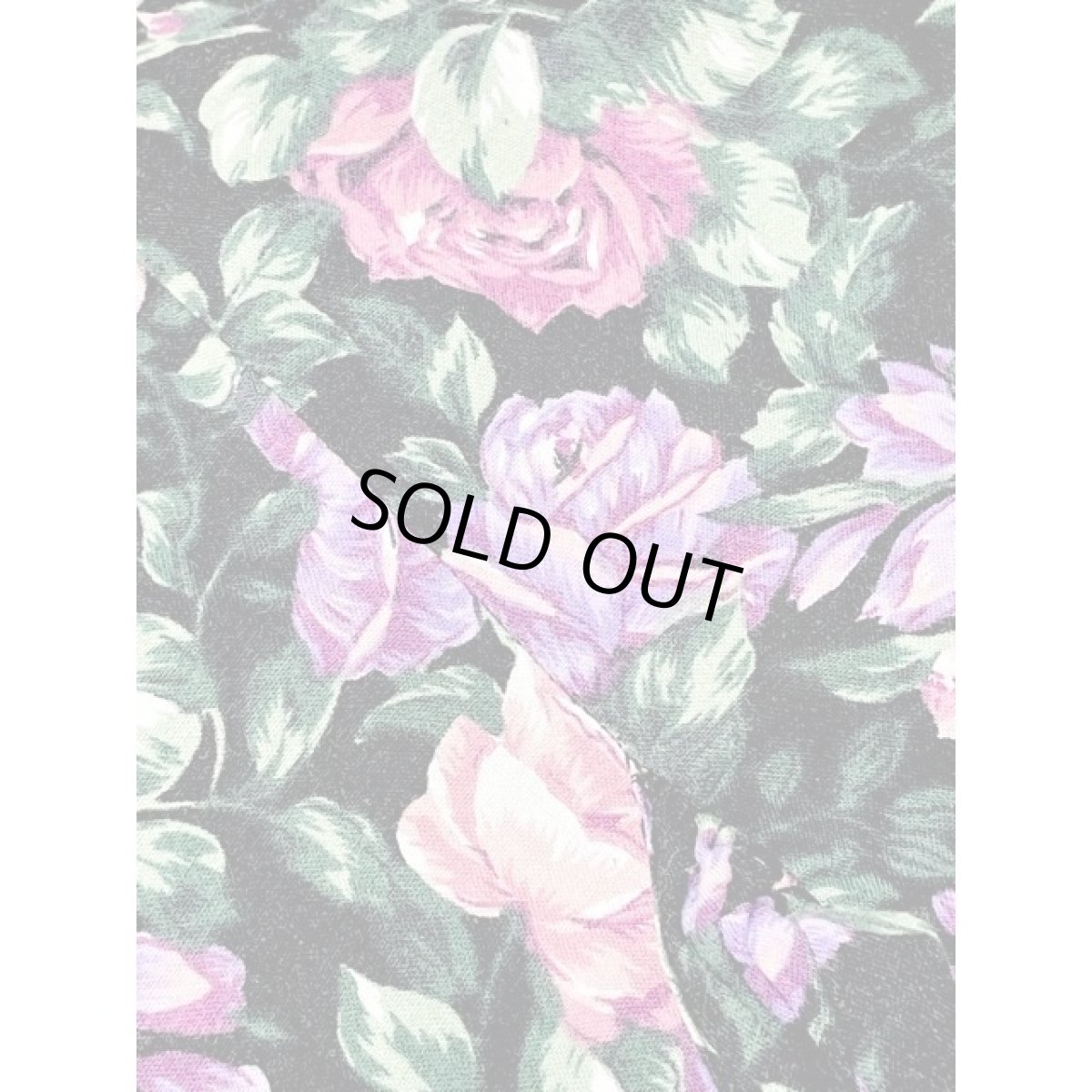 画像13: 総花柄 レース襟 バックリボン クラシカルガーリー レトロ Guatemala 古着 ヴィンテージワンピース (13)