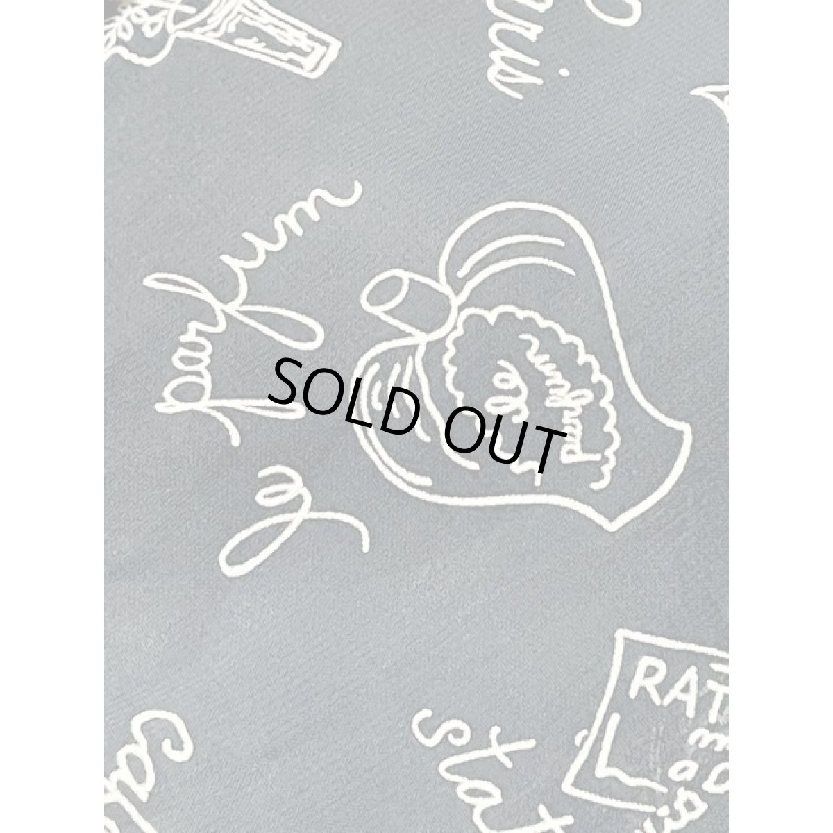 画像14: 洋服柄 英字 Talbots タルボット ブラック 前開き レトロ アメリカ古着 ヴィンテージシャツワンピース (14)