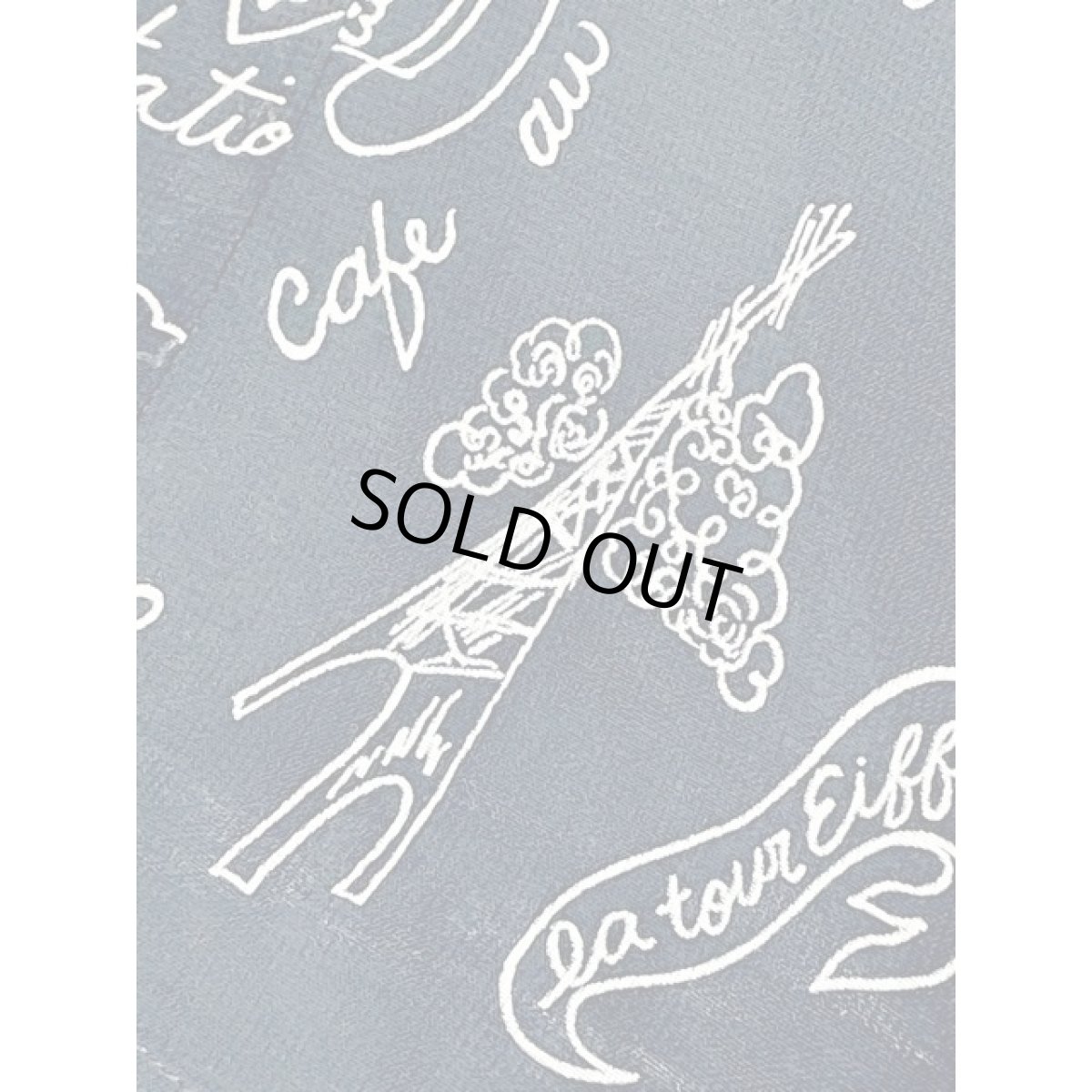 画像13: 洋服柄 英字 Talbots タルボット ブラック 前開き レトロ アメリカ古着 ヴィンテージシャツワンピース (13)