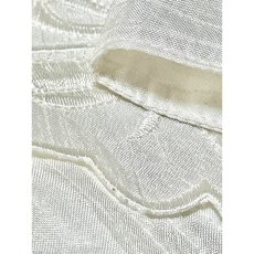 画像10: 刺繍 ホワイト ビッグカラー 大きな襟 ガーリー レトロ ヨーロッパ古着 ヴィンテージブラウス (10)