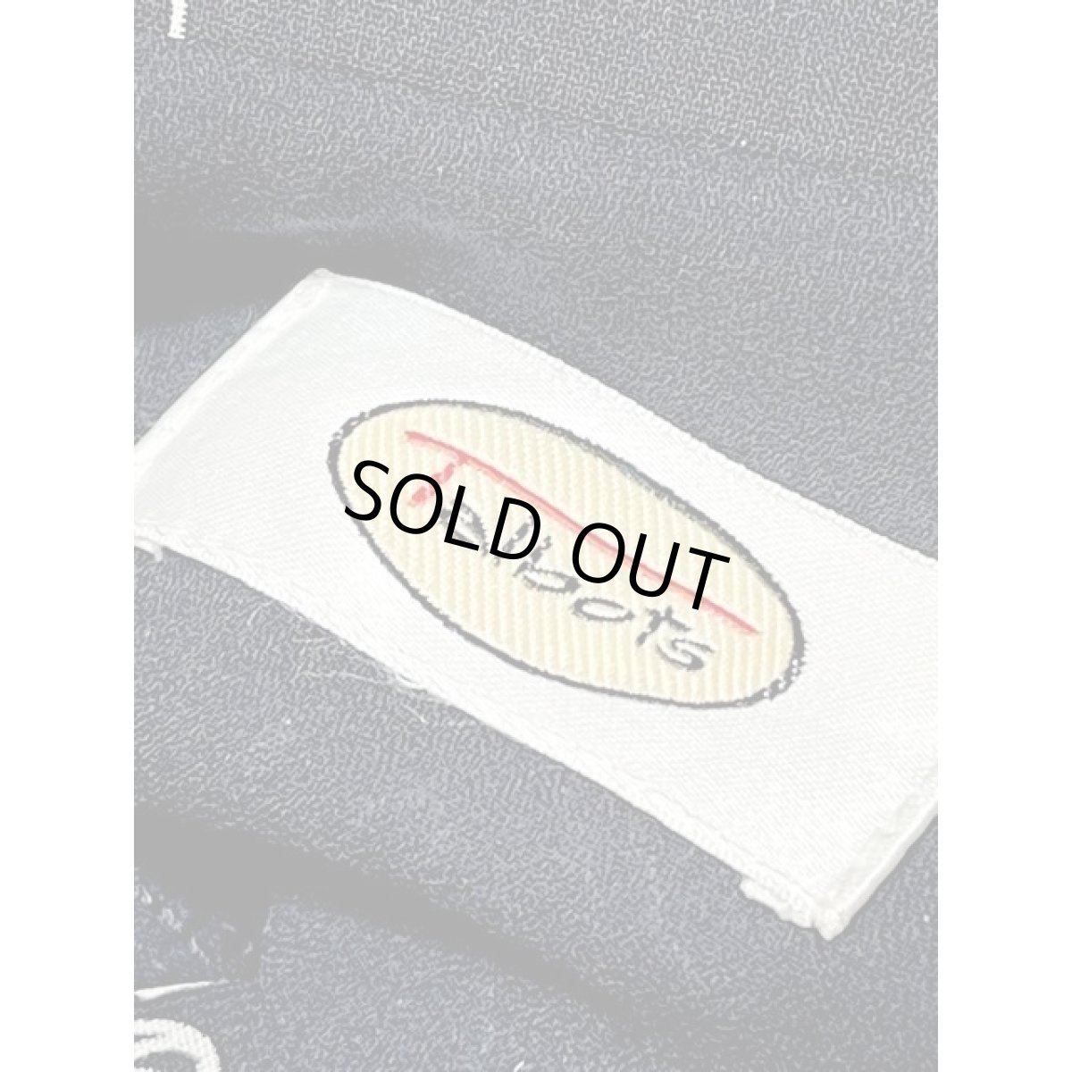 画像17: 洋服柄 英字 Talbots タルボット ブラック 前開き レトロ アメリカ古着 ヴィンテージシャツワンピース (17)