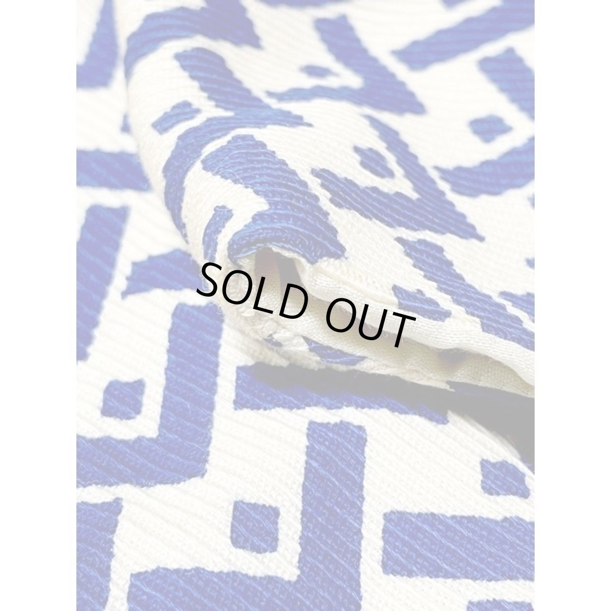 画像15: ホワイト ブルー 切り替えし TALON ノースリーブ レトロ アメリカ古着 ヴィンテージワンピース (15)