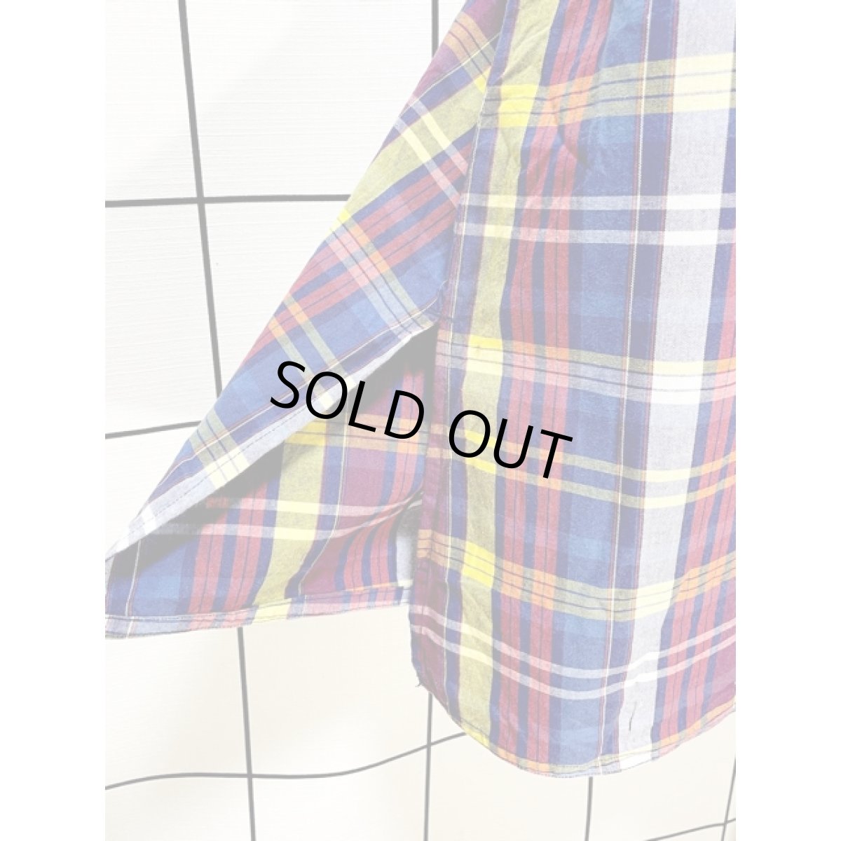 画像9: チェック柄 Westbound ノースリーブレトロ India 古着 ヴィンテージワンピース (9)