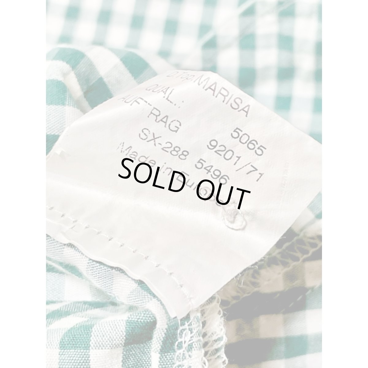 画像10: ギンガムチェック ガーリー レトロ ヨーロッパ古着 ヴィンテージベスト (10)