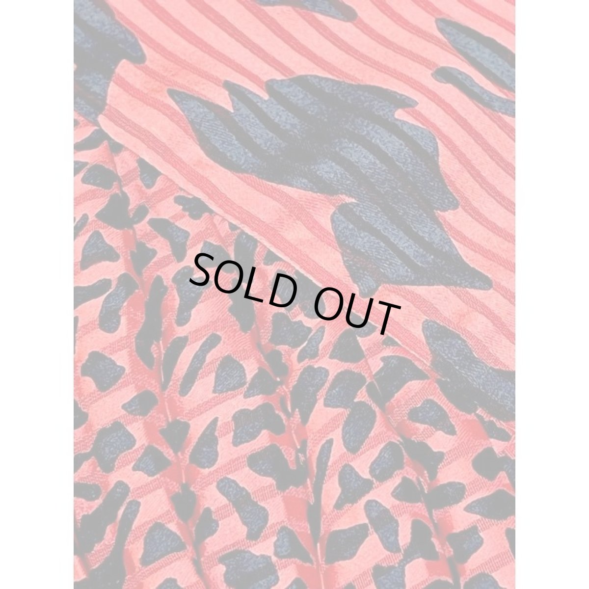 画像9: アート柄 プリーツ切り替え ウエストゴム アメリカ古着 ヴィンテージスカート  (9)