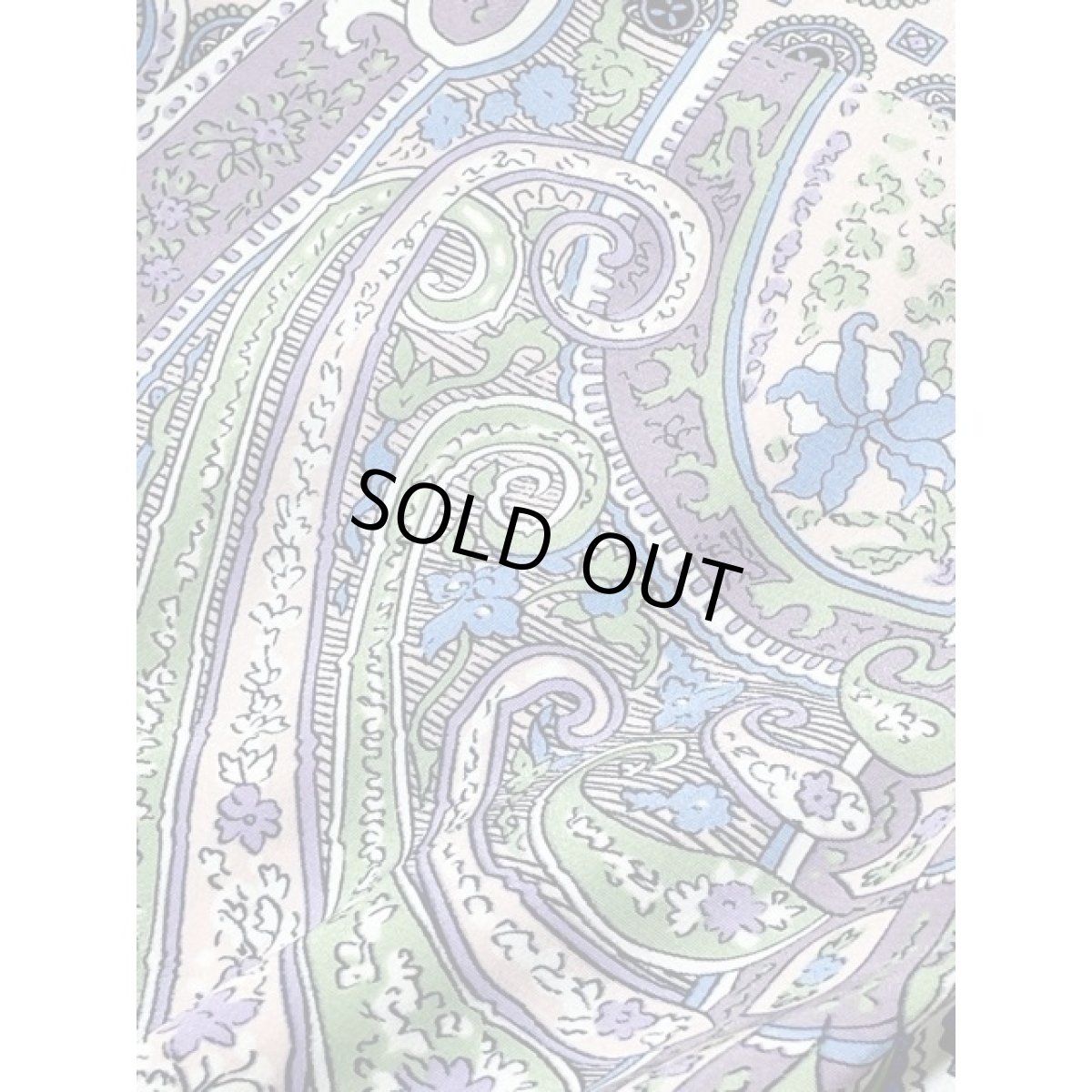 画像12: 花柄 プリーツ切り替え ウエストゴム レトロ アメリカ古着 ヴィンテージワンピース (12)