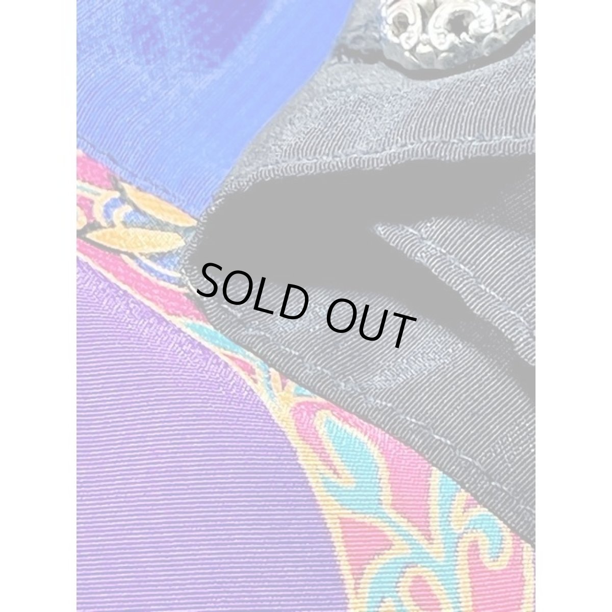 画像14: レトロサイケ オーバーサイズコーデにもおすすめ 花柄 大ぶりボタン アメリカ古着 長袖 シャツ ヴィンテージブラウス (14)