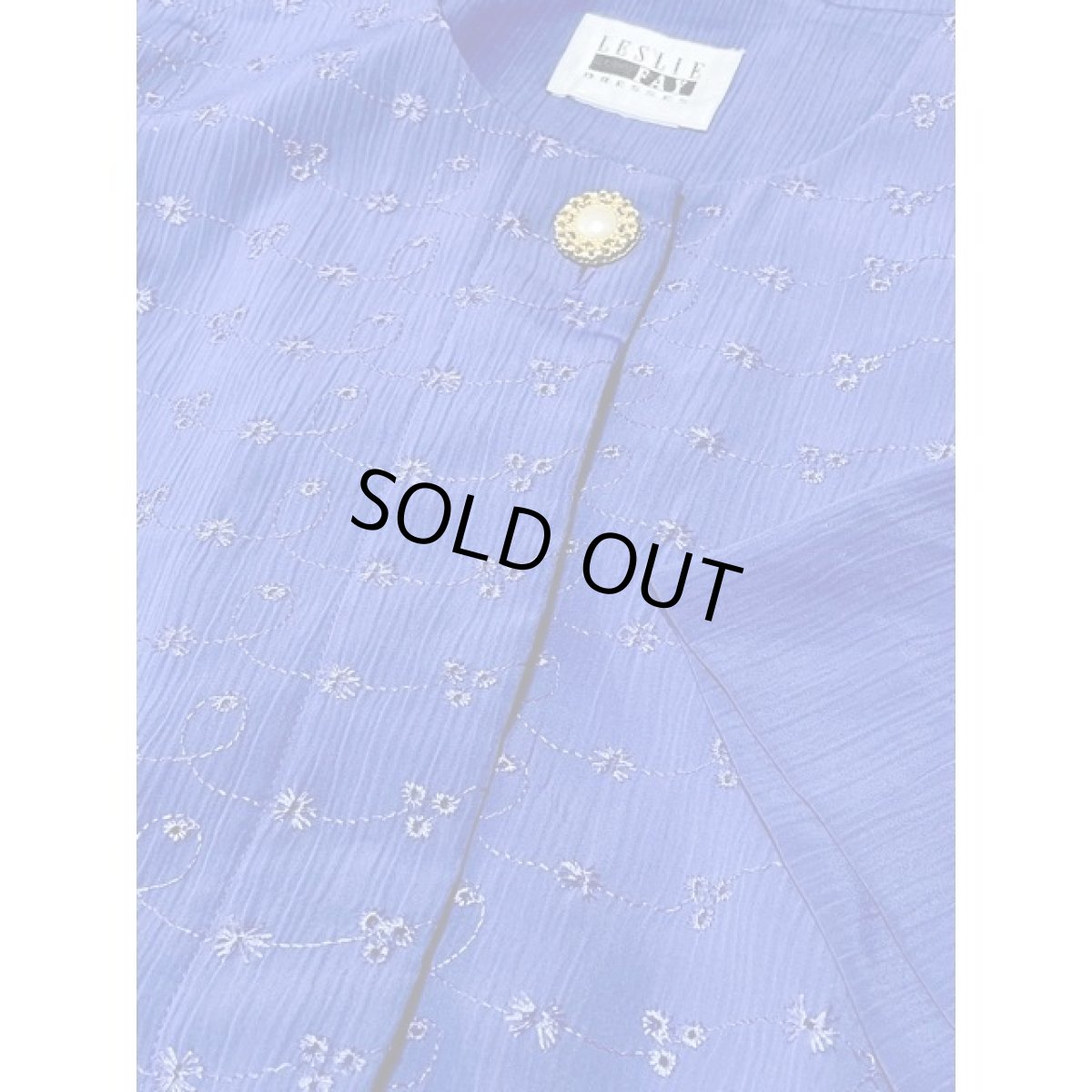 画像10: 刺繍 ウエストゴム レトロ アメリカ古着 ヴィンテージワンピース (10)