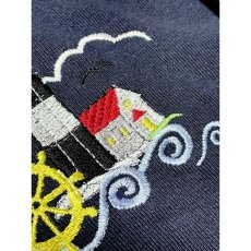 画像10: マリン刺繍 ネイビー レトロ Mexico 古着 ヴィンテージ Tシャツ (10)