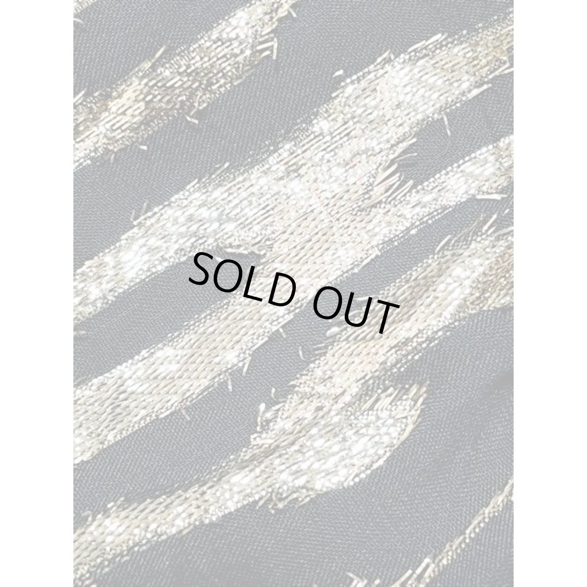 画像12: パーティー衣装にもおすすめ ゴールドカラー ラメ  ブラック ノースリーブ クラシカル レトロ アメリカ古着 ヴィンテージドレス (12)