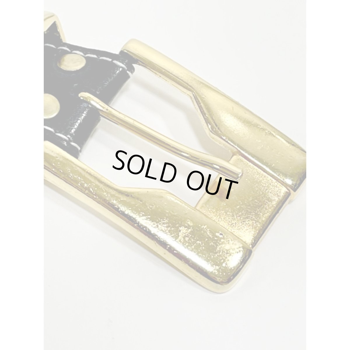 画像8: レトロアンティーク  フェイクレザー ネイビー ヴィンテージ 古着 ベルト (8)