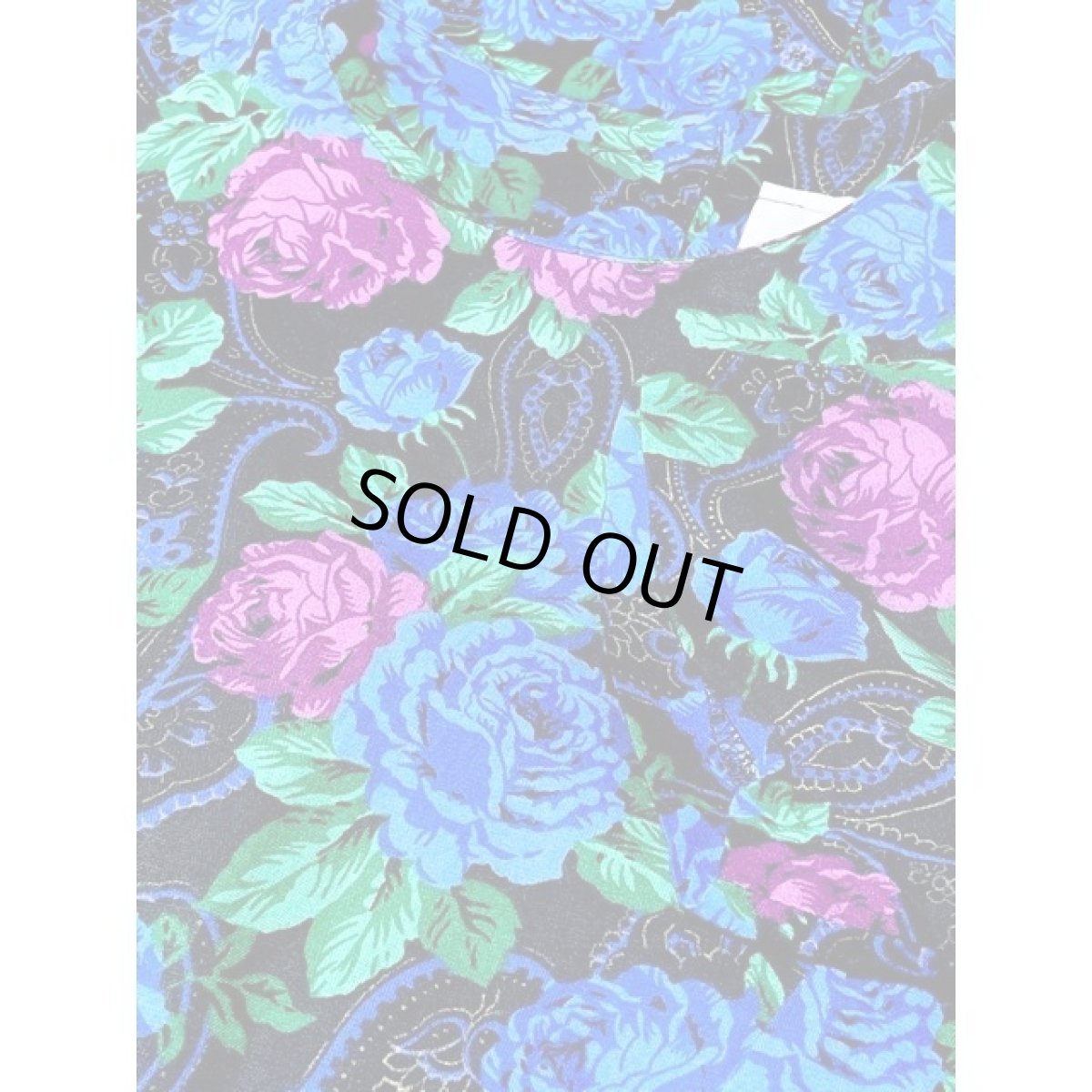 画像11: 花柄 ペイズリー 半袖 レトロ アメリカ古着 ヴィンテージワンピース (11)