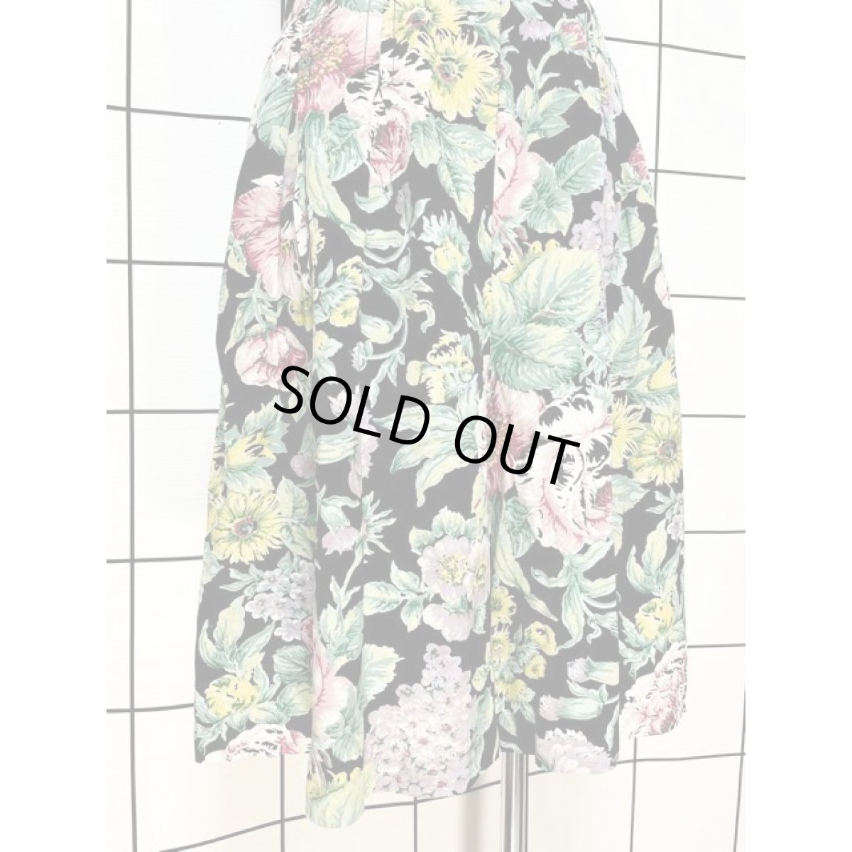 画像3: 花柄 ウエストゴム レトロ アメリカ古着 ヴィンテージパンツ (3)