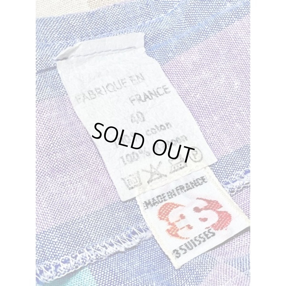 画像12: フランス製 ストライプ ウエストゴム レトロ ヨーロッパ古着 ヴィンテージワンピース  (12)