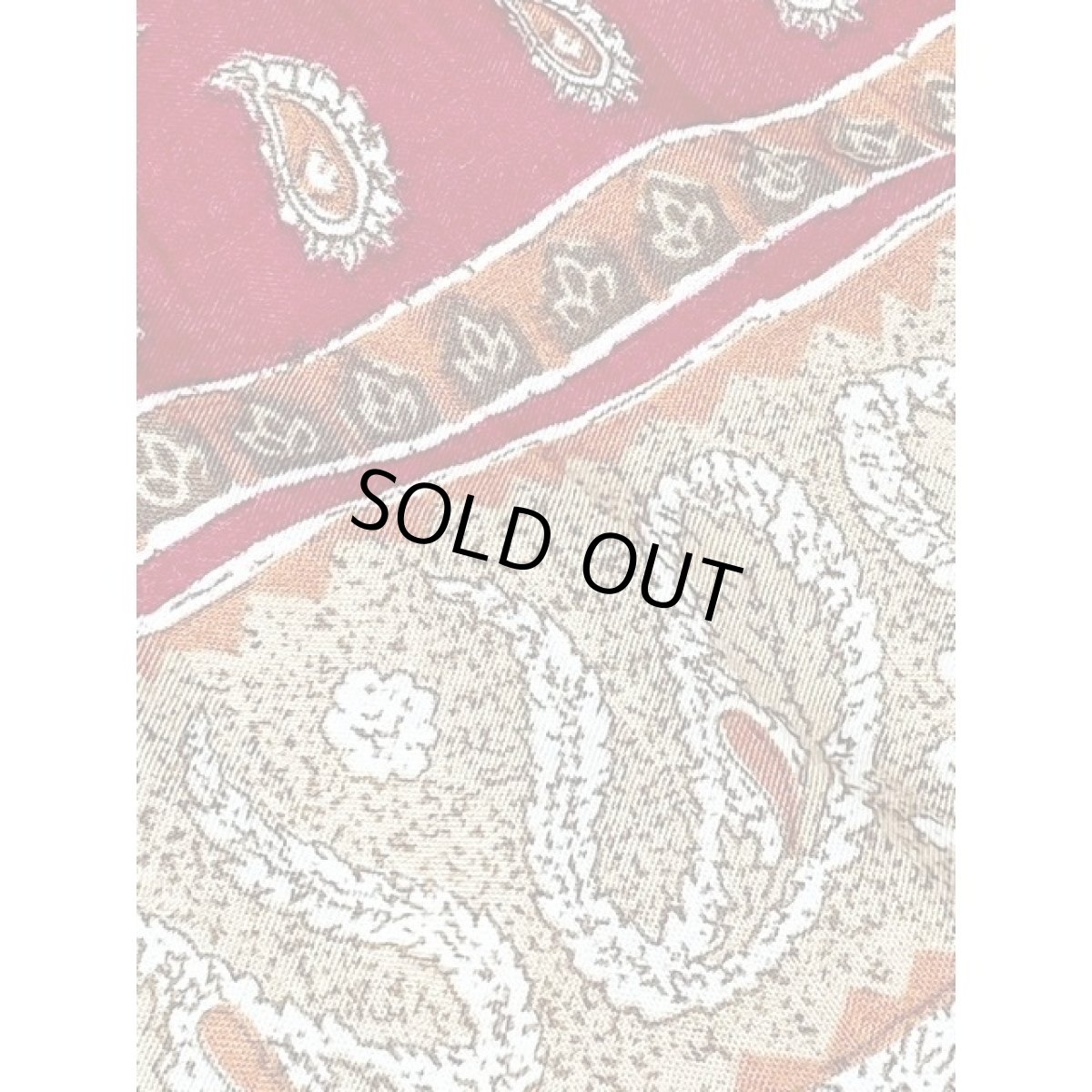 画像9: ペイズリー エスニック調 ウエストゴム レトロ Mexico 古着 ヴィンテージロングスカート (9)