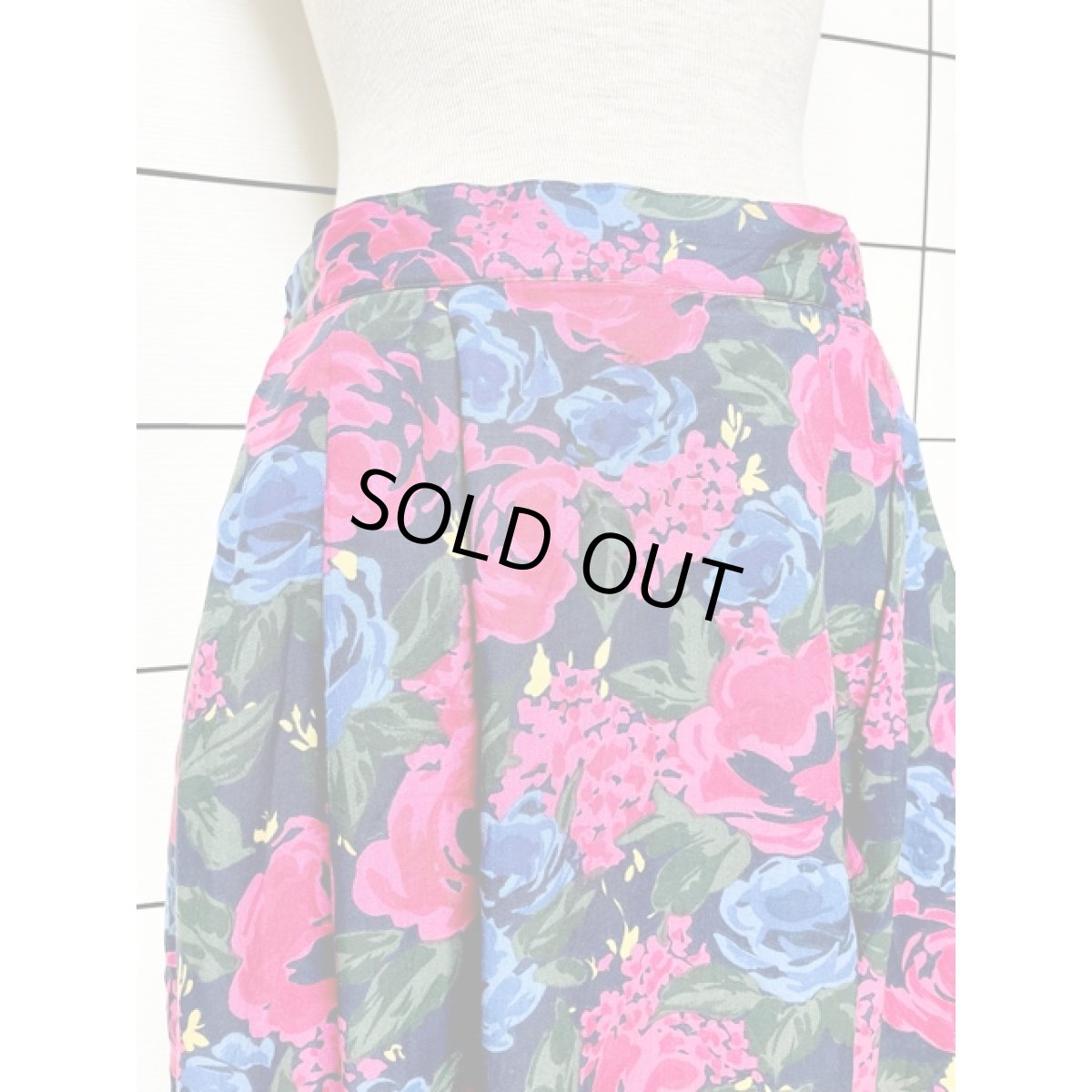 画像2: Pendleton ペンドルトン 花柄 ウエストゴム アメリカ古着 ヴィンテージスカート (2)