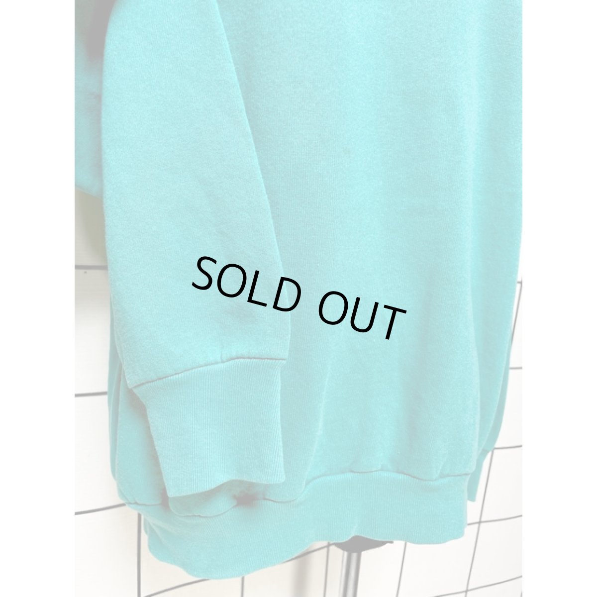 画像7: レース グリーン レトロ アメリカ古着 ヴィンテージスウェット (7)