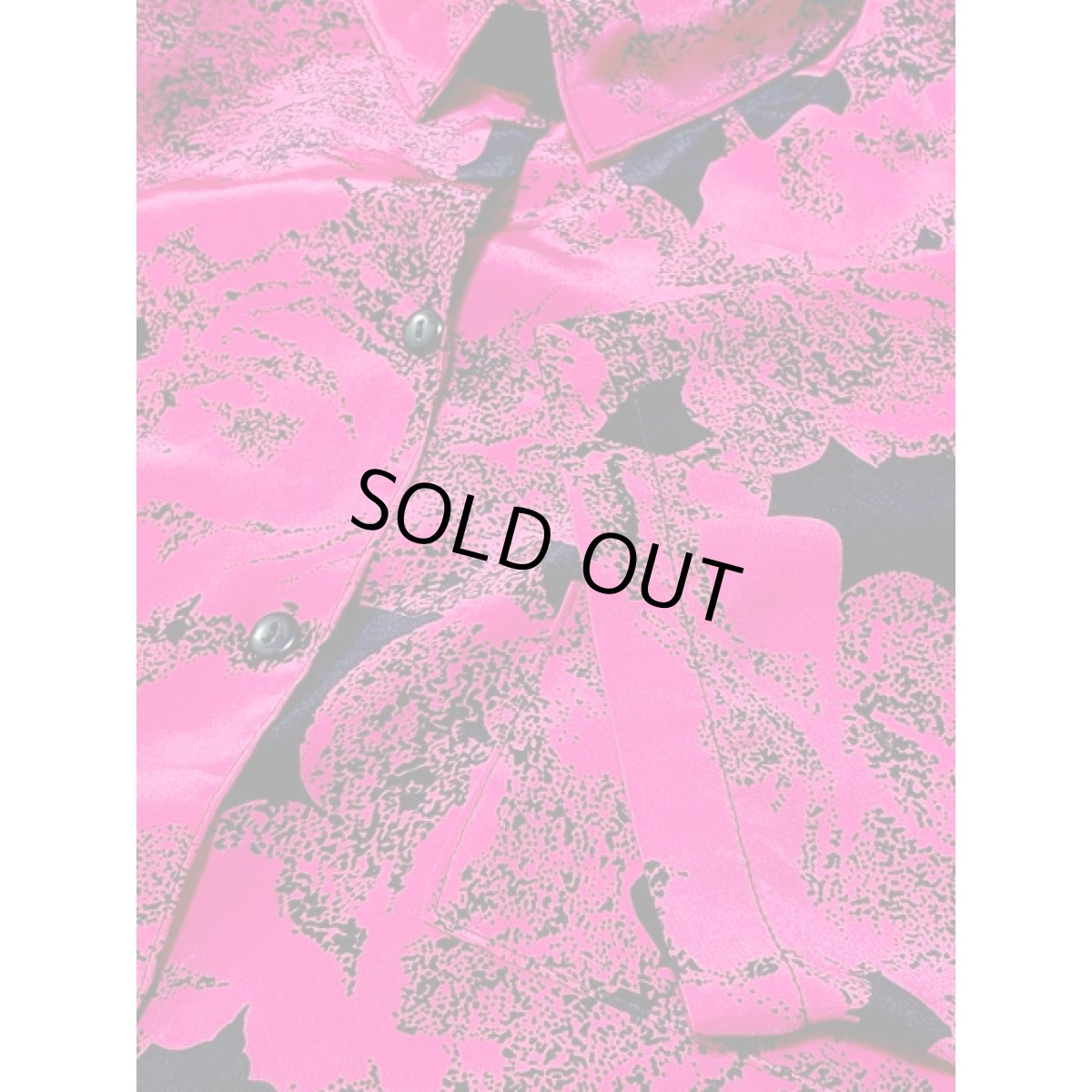 画像8: アート柄 バイカラー レトロ アメリカ古着 シャツ ヴィンテージブラウス (8)